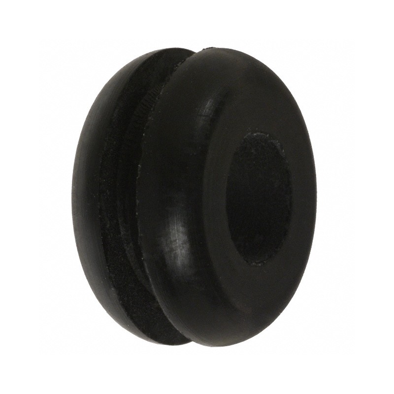 1 pcs : 731 - GROMMET 0.187' RUBBER BLACK