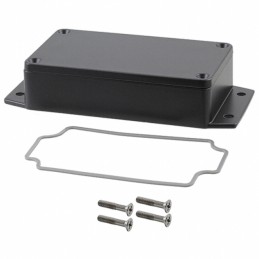 1 pcs : AN-2852-AB - Box Metal, Aluminum Black Cover Included 4.530' L x 2.560' W (115.06mm x 65.02mm) X 1.180' (29.97mm)
