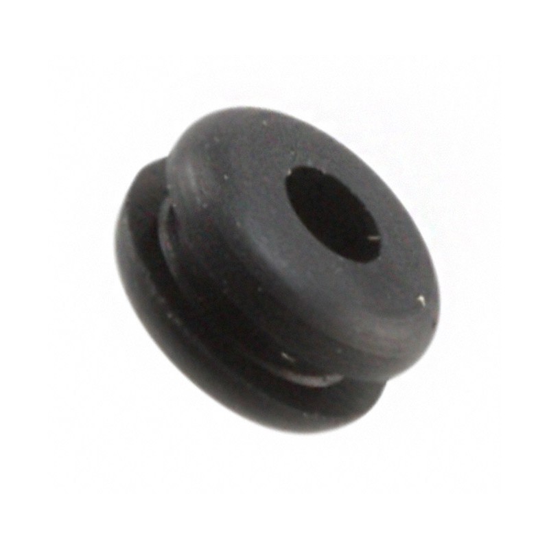 1 pcs : 733 - GROMMET 0.125' RUBBER BLACK