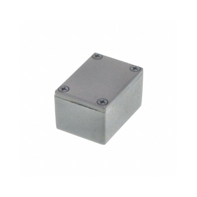 1 pcs : 1590HGY - Box Metal, Aluminum Gray Cover Included 2.067' L x 1.496' W (52.50mm x 38.00mm) X 1.220' (30.99mm)