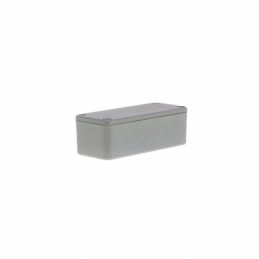 1 pcs : 1590AGY - Box Metal, Aluminum Gray Cover Included 3.642' L x 1.516' W (92.51mm x 38.51mm) X 1.220' (30.99mm)