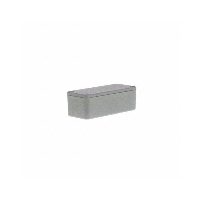 1 pcs : 1590AGY - Box Metal, Aluminum Gray Cover Included 3.642' L x 1.516' W (92.51mm x 38.51mm) X 1.220' (30.99mm)