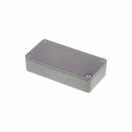 1 pcs : 1590LGY - Box Metal, Aluminum Gray Cover Included 3.976' L x 1.969' W (101.00mm x 50.00mm) X 0.984' (25.00mm)
