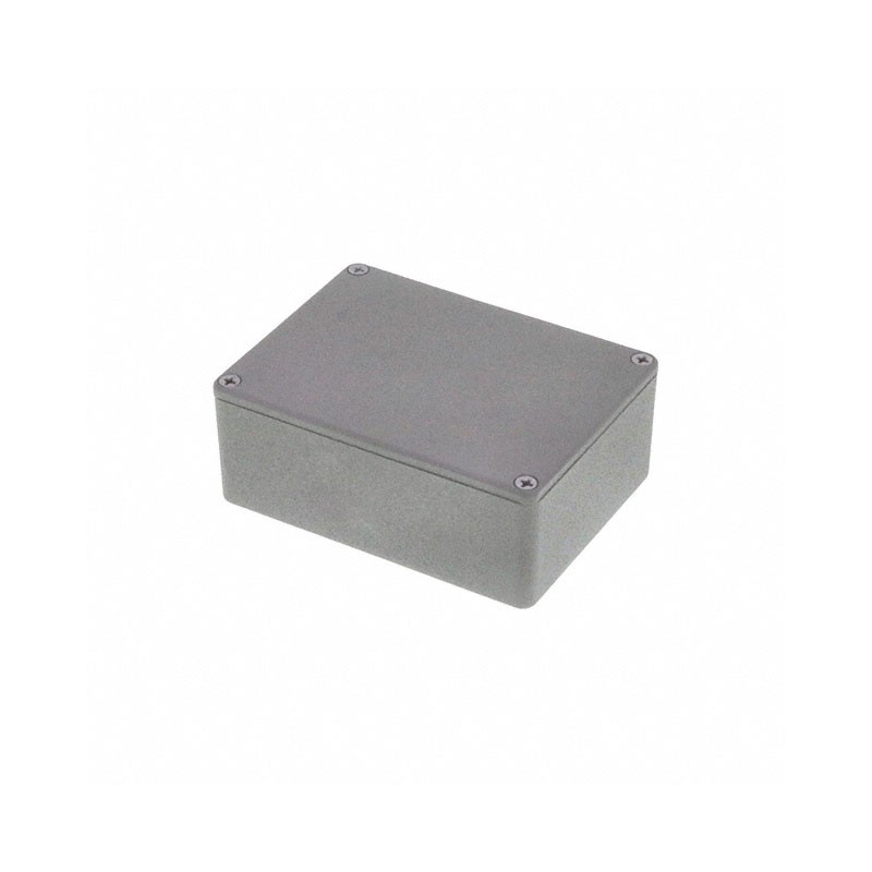 1 pcs : 1590SGY - Box Metal, Aluminum Gray Cover Included 4.335' L x 3.232' W (110.11mm x 82.09mm) X 1.810' (45.97mm)