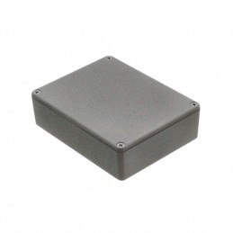 1 pcs : 1590BBGY - Box Metal, Aluminum Gray Cover Included 4.705' L x 3.701' W (119.50mm x 94.00mm) X 1.339' (34.00mm)