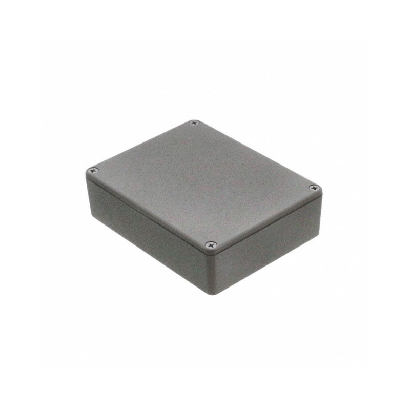 1 pcs : 1590BBGY - Box Metal, Aluminum Gray Cover Included 4.705' L x 3.701' W (119.50mm x 94.00mm) X 1.339' (34.00mm)