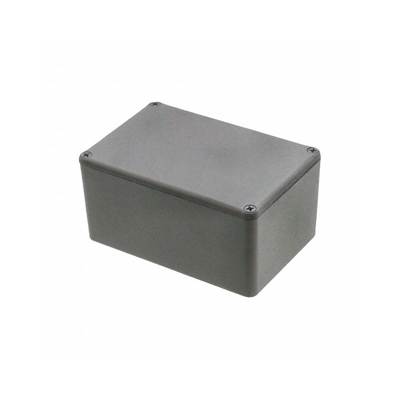 1 pcs : 1590TGY - Box Metal, Aluminum Gray Cover Included 4.744' L x 3.150' W (120.50mm x 80.01mm) X 2.323' (59.00mm)