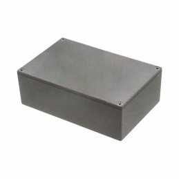 1 pcs : 1590JGY - Box Metal, Aluminum Gray Cover Included 5.709' L x 3.740' W (145.01mm x 95.00mm) X 1.929' (49.00mm)