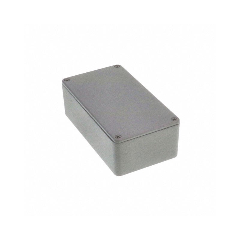 1 pcs : 1590PGY - Box Metal, Aluminum Gray Cover Included 6.024' L x 3.268' W (153.01mm x 83.01mm) X 1.988' (50.50mm)