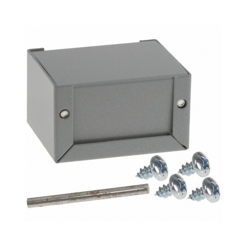 1 pcs : CU-2100-B - Box Metal, Aluminum Gray U Shaped Pieces 2.750' L x 2.125' W (69.85mm x 53.98mm) X 1.625' (41.28mm)