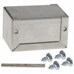 1 pcs : CU-3000-A - Box Metal, Aluminum Natural U Shaped Pieces 2.750' L x 2.125' W (69.85mm x 53.98mm) X 1.625' (41.28mm)