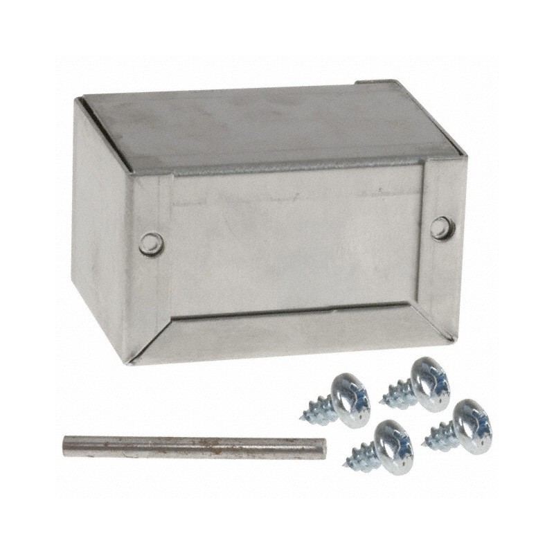 1 pcs : CU-3000-A - Box Metal, Aluminum Natural U Shaped Pieces 2.750' L x 2.125' W (69.85mm x 53.98mm) X 1.625' (41.28mm)