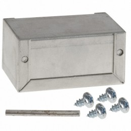 1 pcs : CU-3001-A - Box Metal, Aluminum Natural U Shaped Pieces 3.250' L x 2.125' W (82.55mm x 53.98mm) X 1.625' (41.28mm)