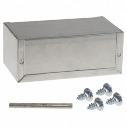 1 pcs : CU-3006-A - Box Metal, Aluminum Natural U Shaped Pieces 5.250' L x 3.000' W (133.35mm x 76.20mm) X 2.125' (53.98mm)