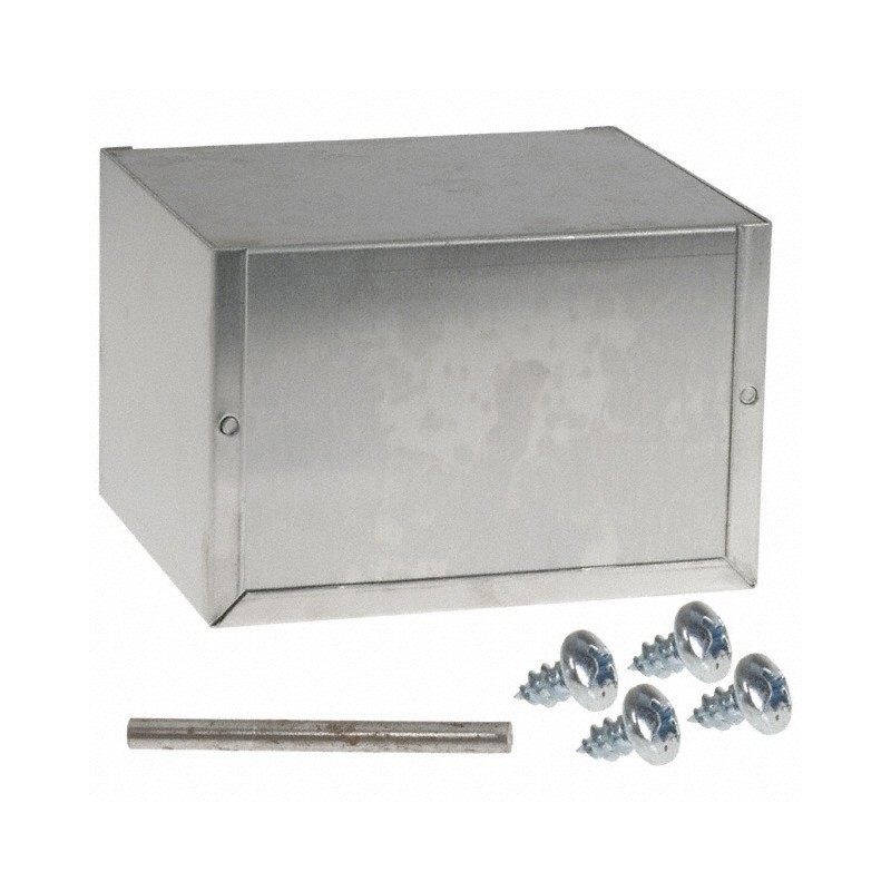 1 pcs : CU-3007-A - Box Metal, Aluminum Natural U Shaped Pieces 6.000' L x 5.000' W (152.40mm x 127.00mm) X 4.000' (101.60mm)