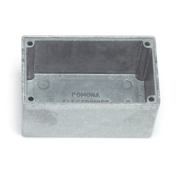 1 pcs : 2428 - Box Metal, Aluminum Unpainted Cover Included 2.250' L x 1.380' W (57.15mm x 35.05mm) X 1.130' (28.70mm)