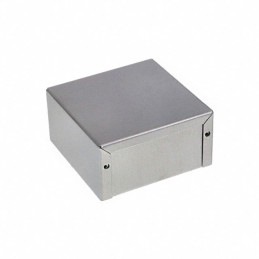 1 pcs : 1411JU - Box Metal, Aluminum Unpainted U Shaped Pieces 3.990' L x 3.990' W (101.35mm x 101.35mm) X 2.010' (51.05mm)