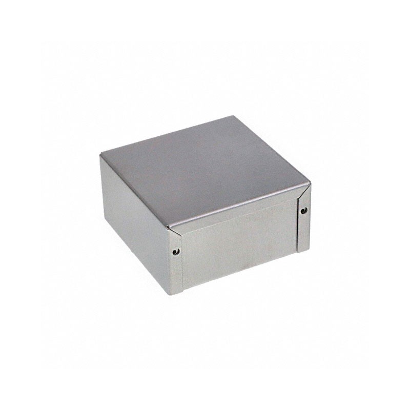 1 pcs : 1411JU - Box Metal, Aluminum Unpainted U Shaped Pieces 3.990' L x 3.990' W (101.35mm x 101.35mm) X 2.010' (51.05mm)