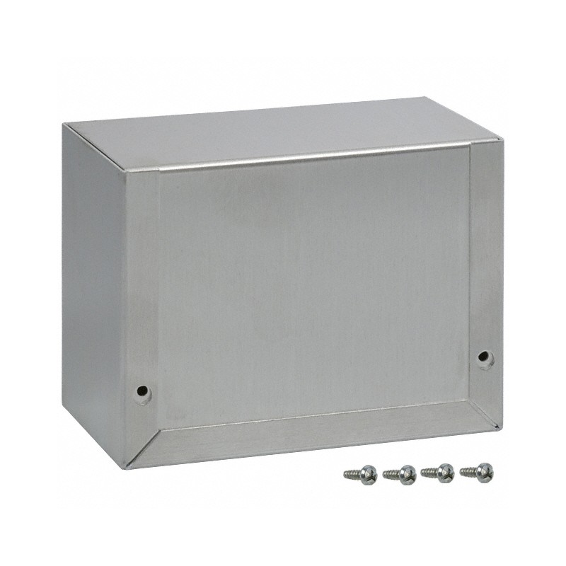 1 pcs : 1411FU - Box Metal, Aluminum Unpainted U Shaped Pieces 4.000' L x 2.300' W (101.60mm x 58.42mm) X 3.020' (76.71mm)