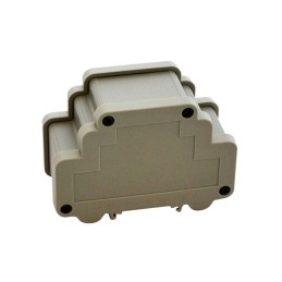 1 pcs : DMX-4777-G - Box Metal, Aluminum with Plastic, Polycarbonate Panels Gray End Panel(s) 3.871' L x 1.728' W (98.33mm x 43.