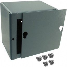 1 pcs : JB-3950 - Box Metal, Steel Gray Cover Included 4.000' L x 3.000' W (101.60mm x 76.20mm) X 4.000' (101.60mm)