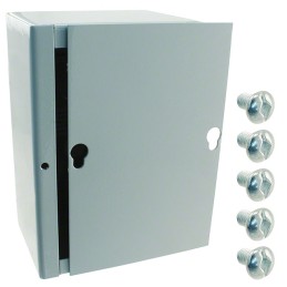 1 pcs : JB-3952 - Box Metal, Steel Gray Cover Included 4.000' L x 3.000' W (101.60mm x 76.20mm) X 6.000' (152.40mm)