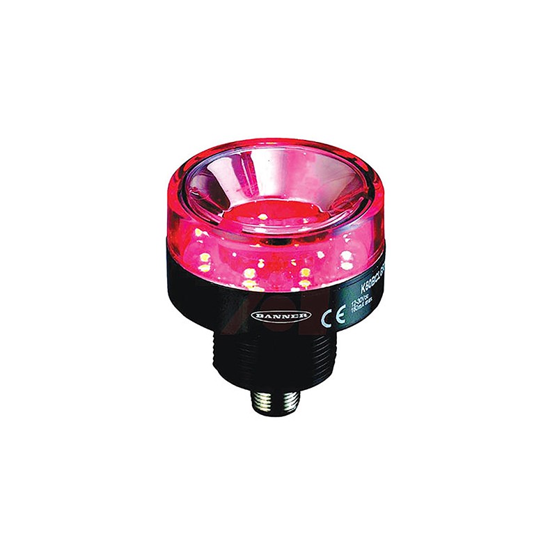 1 pcs - Banner K50BCL Series Green, Red Strobe Beacon, 12 - 30 V dc, Base Mount, LED Bulb