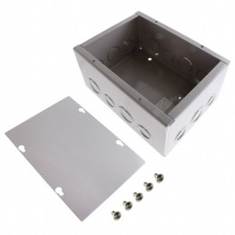 1 pcs : JB-3956-KO - Box Metal, Steel Gray Cover Included 6.000' L x 4.000' W (152.40mm x 101.60mm) X 8.000' (203.20mm)