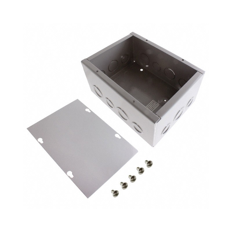 1 pcs : JB-3956-KO - Box Metal, Steel Gray Cover Included 6.000' L x 4.000' W (152.40mm x 101.60mm) X 8.000' (203.20mm)