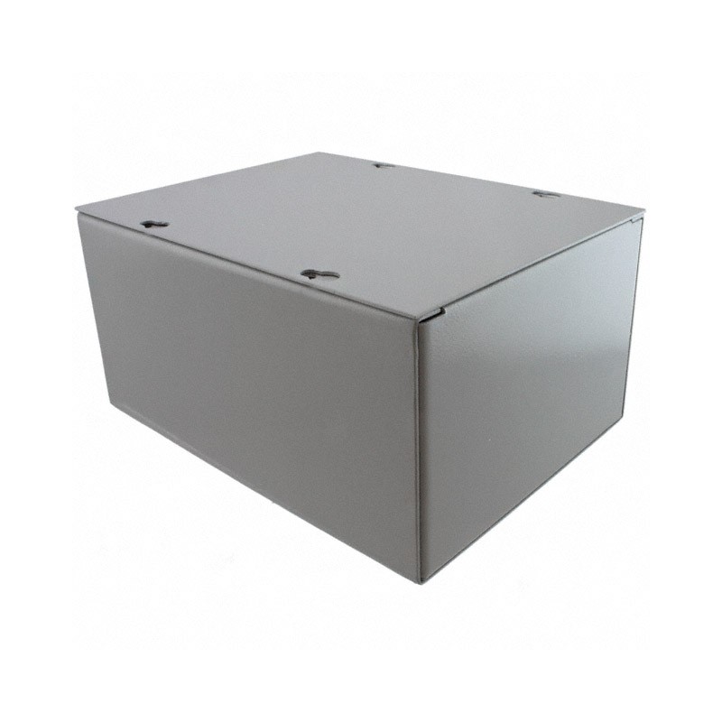 1 pcs : JB-3956 - Box Metal, Steel Gray Cover Included 6.000' L x 4.000' W (152.40mm x 101.60mm) X 8.000' (203.20mm)
