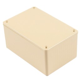 1 pcs : 1591TBG - Box Plastic Beige Cover Included 4.724' L x 3.157' W (120.00mm x 80.19mm) X 2.311' (58.70mm)