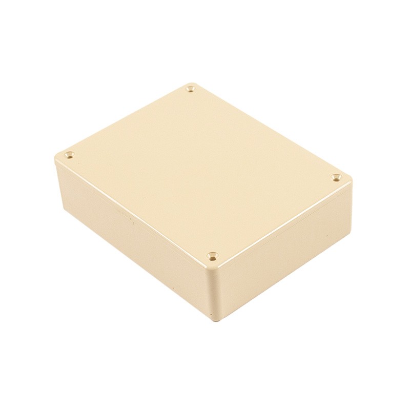 1 pcs : 1591GBG - Box Plastic Beige Cover Included 4.744' L x 3.685' W (120.50mm x 93.60mm) X 1.338' (33.99mm)