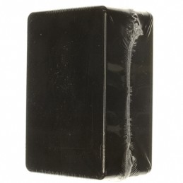 1 pcs : 1591LSBK - Box Plastic Black Cover Included 3.346' L x 2.205' W (85.00mm x 56.00mm) X 1.535' (38.99mm)