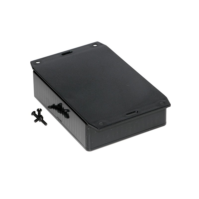 1 pcs : 1591GF2BK - Box Plastic Black Cover Included 4.735' L x 3.685' W (120.02mm x 93.60mm) X 1.397' (35.48mm)