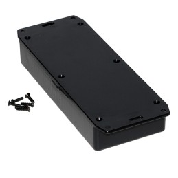 1 pcs : 1591HSFLBK - Box Plastic Black Cover Included 6.524' L x 2.787' W (165.71mm x 70.79mm) X 1.141' (28.98mm)