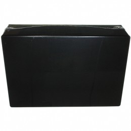 1 pcs : 1591XXFBK - Box Plastic Black Cover Included 8.701' L x 5.906' W (221.01mm x 150.01mm) X 2.500' (63.50mm)