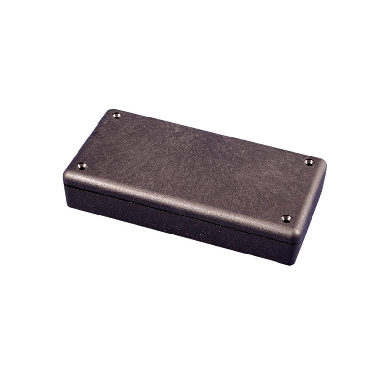 1 pcs : 1599RFIBBK - Box Plastic Black Hand Held, Split Sides 5.118' L x 2.559' W (130.00mm x 65.00mm) X 1.004' (25.50mm)