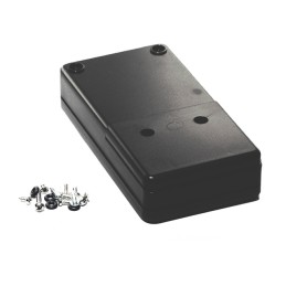 1 pcs : RH3001BK - Box Plastic Black Hand Held, Split Sides 5.120' L x 2.660' W (130.05mm x 67.56mm) X 0.980' (24.89mm)