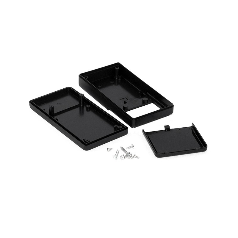 1 pcs : RH3011BK - Box Plastic Black Hand Held, Split Sides 5.120' L x 2.680' W (130.05mm x 68.07mm) X 0.980' (24.89mm)