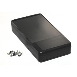 1 pcs : RH3051BK - Box Plastic Black Hand Held, Split Sides 6.300' L x 3.350' W (160.02mm x 85.09mm) X 1.180' (29.97mm)