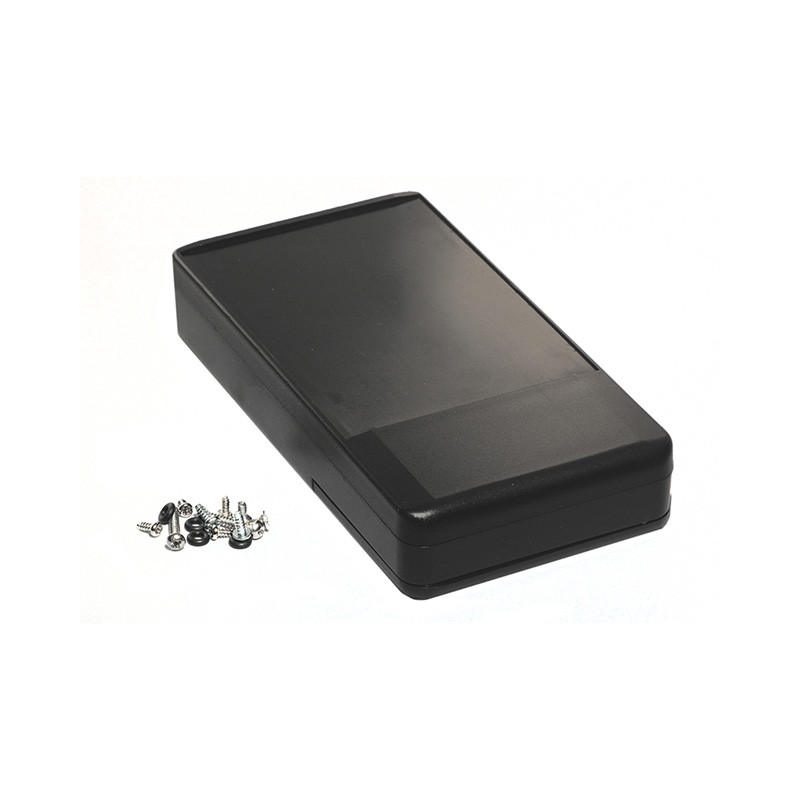 1 pcs : RH3051BK - Box Plastic Black Hand Held, Split Sides 6.300' L x 3.350' W (160.02mm x 85.09mm) X 1.180' (29.97mm)