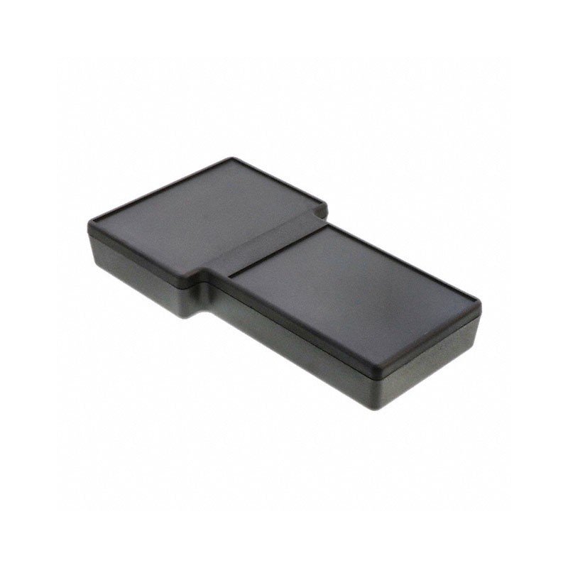 1 pcs : 1592ETSDBK - Box Plastic Black Hand Held, T-Shaped, Cover Included 9.232' L x 5.118' W (234.49mm x 130.00mm) X 1.378' (3