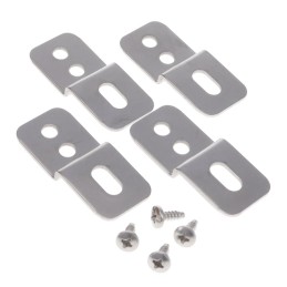 1 pcs : 1593PALBK - Box Plastic Black Split Sides and End Panel(s) 3.620' L x 2.620' W (91.95mm x 66.55mm) X 1.100' (27.94mm)