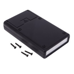 1 pcs : 1593TALBK - Box Plastic Black Split Sides and End Panel(s) 4.410' L x 2.620' W (112.01mm x 66.55mm) X 0.830' (21.08mm)