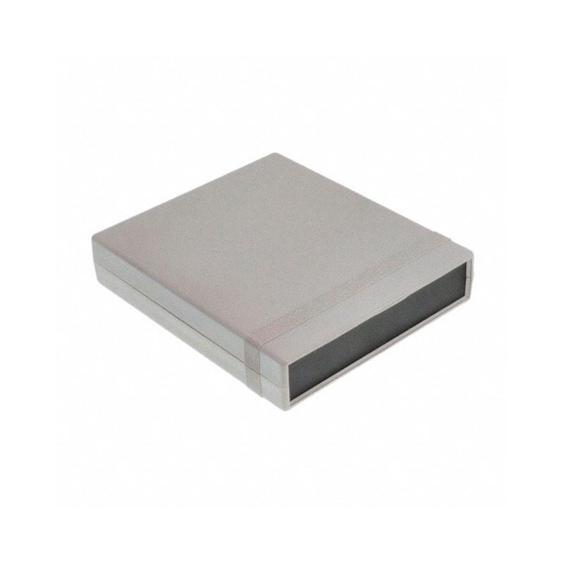 1 pcs : 1598BBSGYPBK - Box Plastic Black, Gray Split Sides and End Panel(s) 7.047' L x 6.083' W (178.99mm x 154.51mm) X 1.378' (