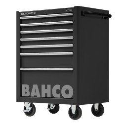 1 pcs - Bahco 7 drawer Stainless Steel (Top) Wheeled Tool Chest, 985mm x 677mm x 501mm