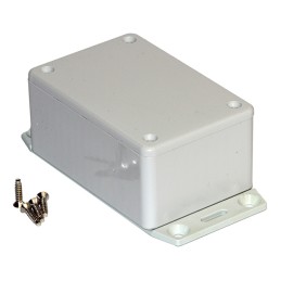 1 pcs : 1591LF2SGY - Box Plastic Gray Cover Included 3.346' L x 2.205' W (85.00mm x 56.00mm) X 1.594' (40.50mm)