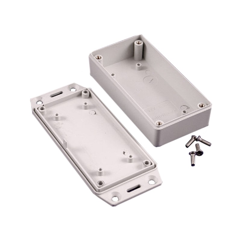 1 pcs : 1591XXAFLGY - Box Plastic Gray Cover Included 3.972' L x 2.023' W (100.89mm x 51.38mm) X 1.053' (26.75mm)