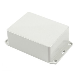 1 pcs : 1591SFLGY - Box Plastic Gray Cover Included 4.335' L x 3.236' W (110.11mm x 82.19mm) X 1.732' (43.99mm)