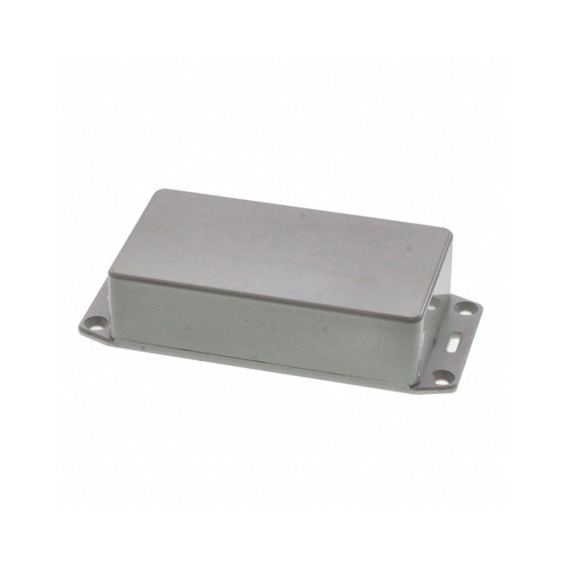 1 pcs : 1591BFLGY - Box Plastic Gray Cover Included 4.409' L x 2.441' W (111.99mm x 62.00mm) X 1.213' (30.81mm)
